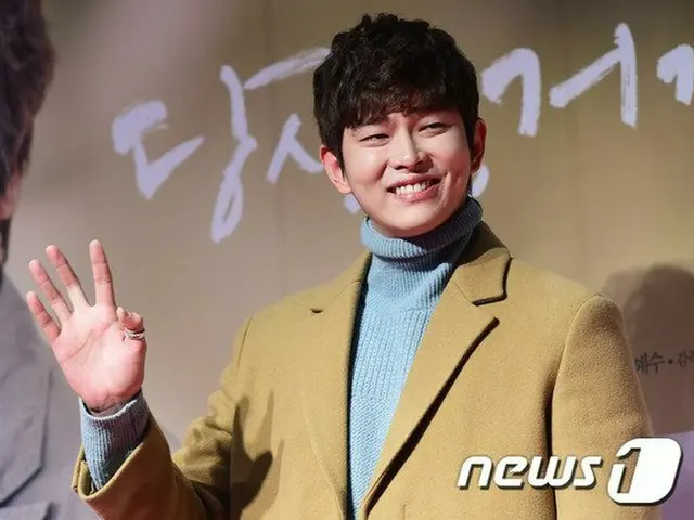 Actor Yun KyunSang, the movie ”You, stay there” attended the VIP preview. @Seoul · Lotte cinema Lott