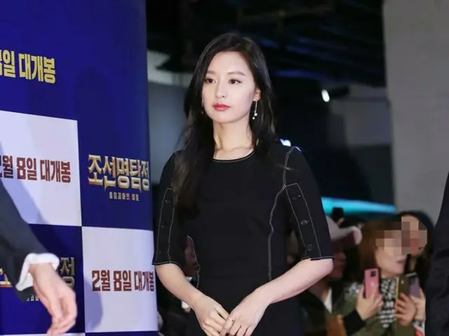 Actress Kim · Ji Wooon, attended the VIP preview of the movie ”Korean greatdetective: the secret of