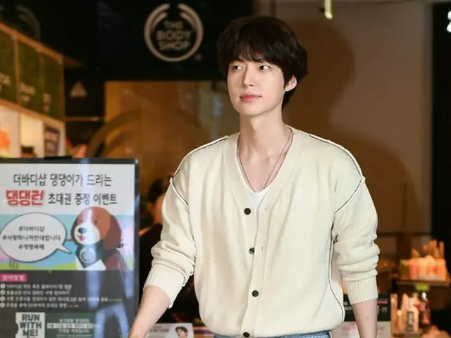 Actor Ahn Jae Hyeon, attended the open event of lifestyle brand Peter Jensen. OnNovember 13, Noon Sq