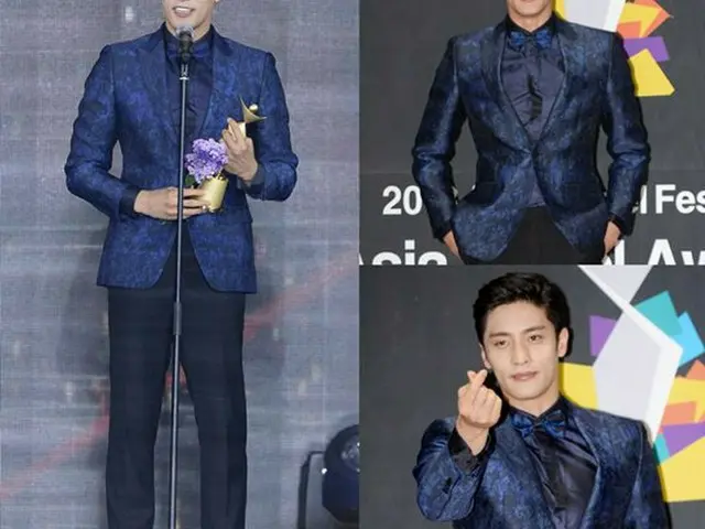 Actor SungHoon, won the Korean Model Star Award at the ”2018 Asia Model Awards”.