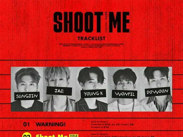 DAY 6 comeback getting closer, title song revealed as ”Shoot Me”.