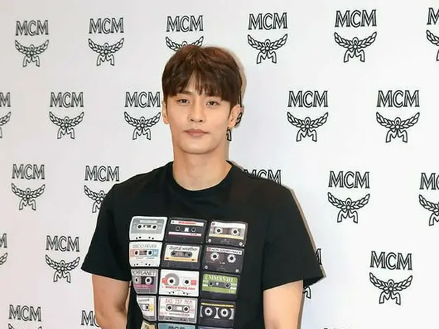 Actor SungHoon, attended MCM Store Renewal Open Memorial Event. Seoul · Lottedepartment store on the