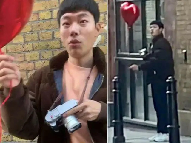 English youtubers Valentine's Day special street video! Actor Ryu Jun Yeol iscaught on film by chanc