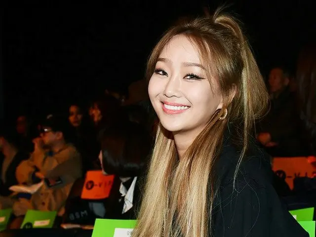 Hyorin (SISTAR), ”2017 F ​​/ W HERASeoul Fashion Week” attended the SUPERCOMMA Bfashion show.