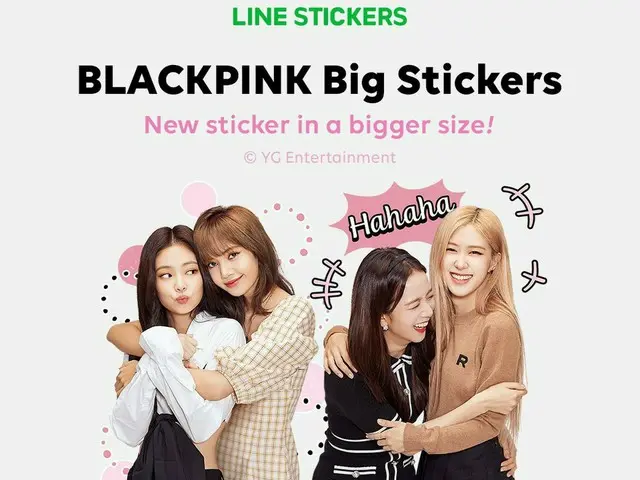 [D Official yg] #BLACKPINK is back and bigger than ever with its third set ofLINE stickers. Get read