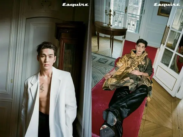 NU'EST Baekho, "Esquire" edisi Maret rilis gravure. .