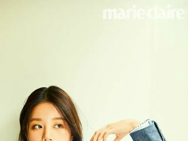 Girl's Day ヘ リ, publik bergambar. "Marieclaire" edisi Maret. .