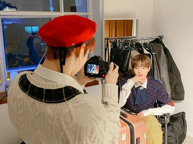 [Formula G] AB6IX, 🌸 Sulit untuk mengambil foto kue kacang Malang. Semua orang,