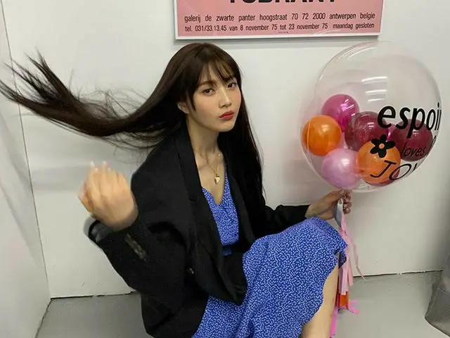 [Formula G] RedVelvet_ ジ, wajah saya di balon espoir_makeup💙💙  