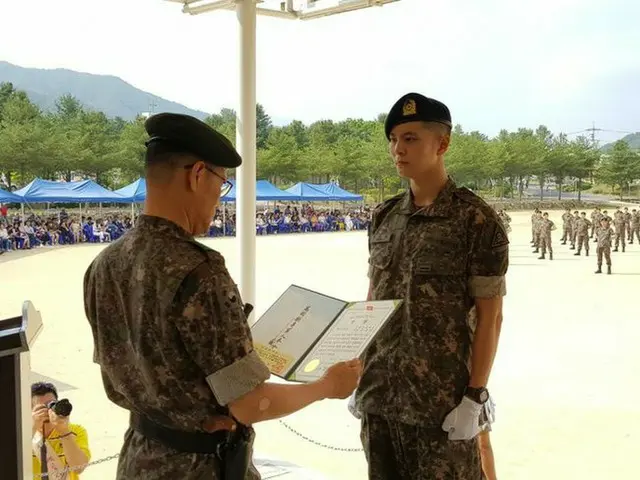 JooWon, 5 weeks of basic military training completed, recruitment ceremony ofrecruitment of recruits