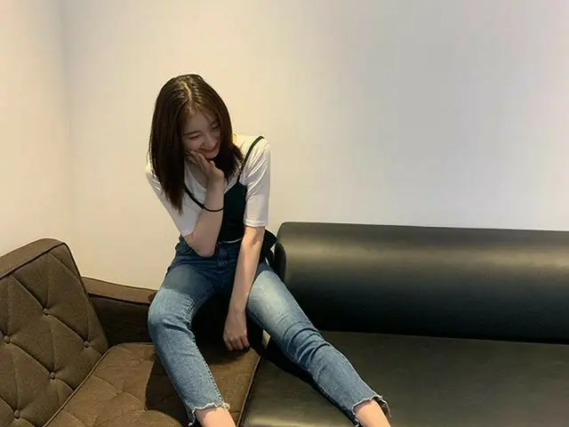 [G Resmi] IZONE, Daily_Chae🥛  [Matahari]  Pola kotak-kotak hijau tua  Korset 🌿