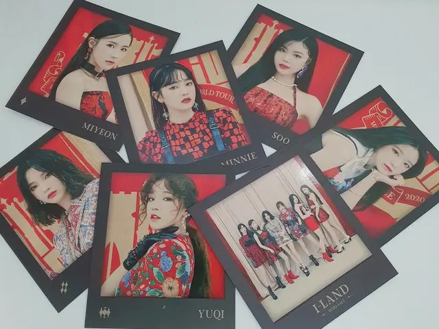 [Formula T] (G) I-DL E, I-LAND ZONE💫  Polaroid, kartu pos, bookmark, poster  #女