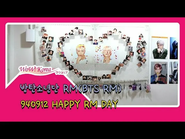 Kafe perayaan ulang tahun #BTS RM.  ● Pada 12 September, kafe meriah yang dibuat