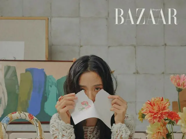 BLACKPINK JISOO, released pictures. Harper's BAZAAR Korea. .. ..