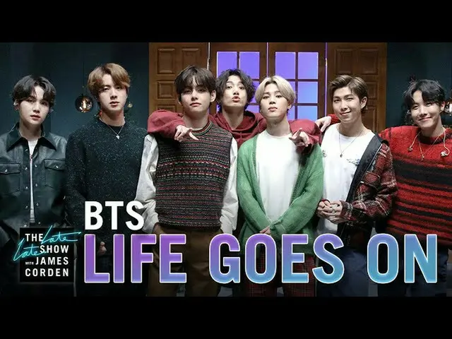 #BTS, panggung "Late Late Show" Amerika adalah topik hangat di Korea. ..  