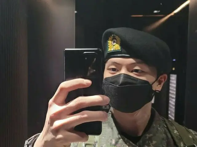 Yuk Seong Jae publishes the latest status during military service.