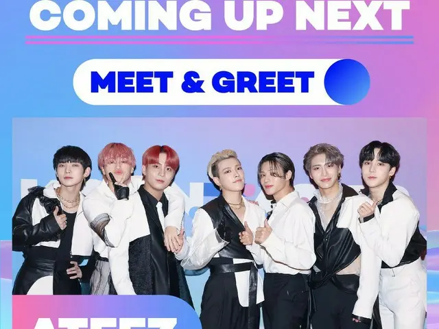 [T Official] ATEEZ, RT KCON_official: COMING UP NEXT! #ATEEZ MEET & GREET ..