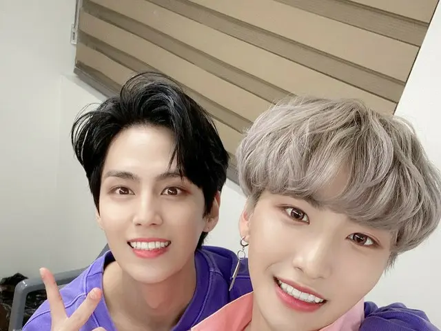 [T Official] ATEEZ, RT SPARKLING_twt: [#Sparkling] ✨ Shining ✨ #HyunOh #Seyoung#Sparkling #DIAMOND