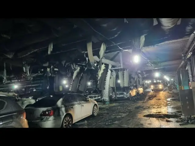 Adegan pencucian mobil perjalanan bisnis dan kecelakaan ledakan di Korea Selatan