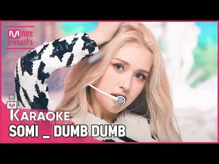 mnk】Somi - DUMB DUMB」KARAOKE  