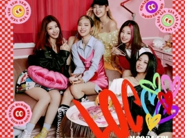 "ITZY" dan album lengkap pertama "CRAZY IN LOVE" menduduki peringkat pertama di 