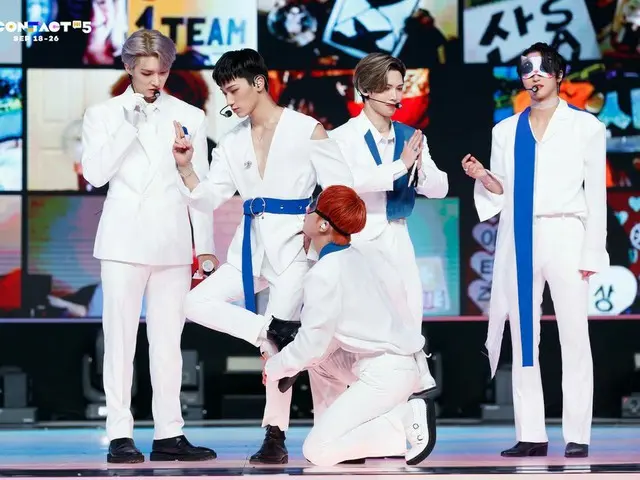 [T Official] ATEEZ, RT KCON_official: KCON: TACT HI 5 SHOW DAY 3 REVIEW 📷🖐#ATEEZ #KCONTACT #KCONTA