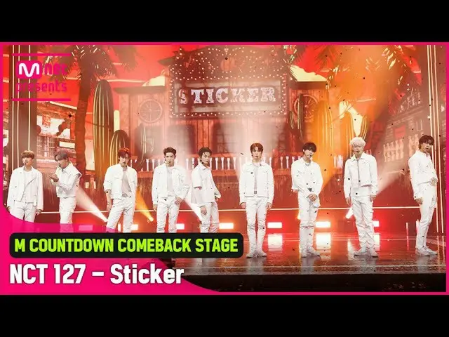 [Official mnk]'NCT_ _ 127_ _''COMEBACK''Sticker' panggung  
