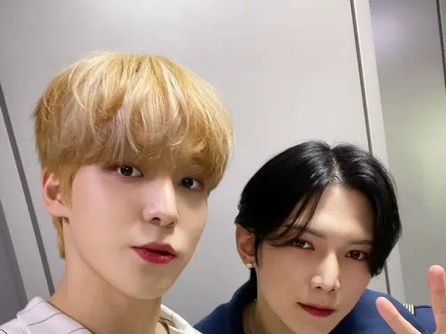 [T Official] ATEEZ, [📷] TODAY ATEEZ ⠀ Not only Jungho's birthday, but Joden andKoden sent together,