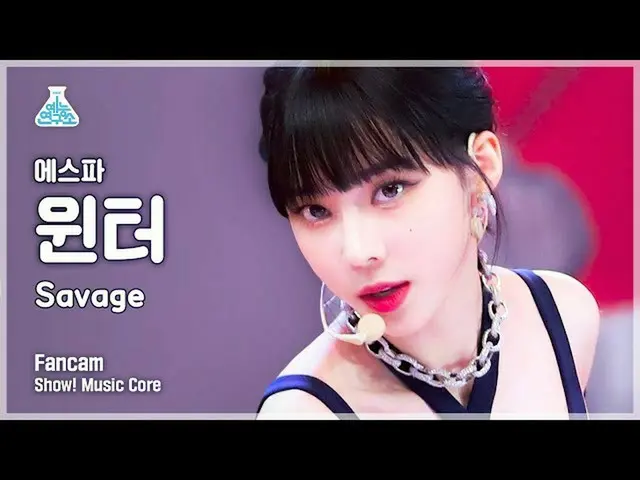 [Official mbk] [Hiburan Lab 4K] aespa_winter fancam'Savage' (aespa_ _ WINTER Fan
