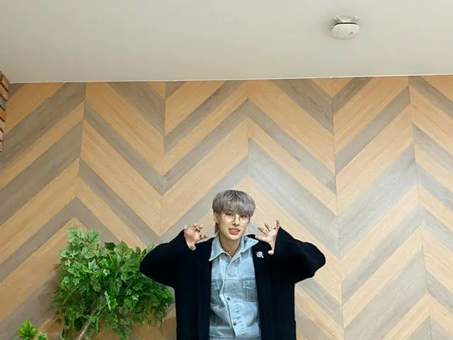 [T Official] ATEEZ, [#Mingi] Saturday! I have a hard time today! #ATEEZ #ATEEZ..