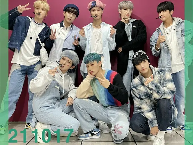 [T Official] ATEEZ, [📷] 211017 人気歌謡 Attendance check 📝 ⠀ ZERO: FEVER Part.3 LastMusic Program acti