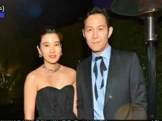 ”Squid Game” actor Lee Jung Jae appears at the ”LACMA Art + Film Gala” eventheld in LA with his 7-ye