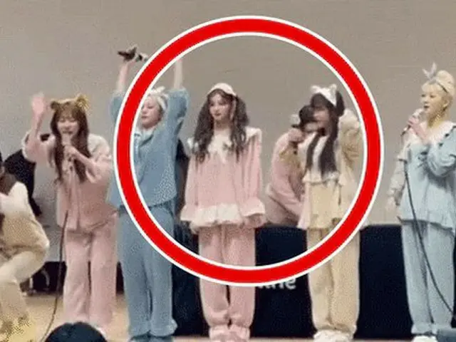 EVERGLOW Yiren, beberapa ucapan Cina pada sesi tanda tangan yang diadakan pada t