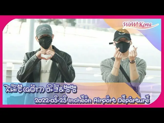 Mark "GOT7" & BamBam di Bandara Internasional Incheon. ..  