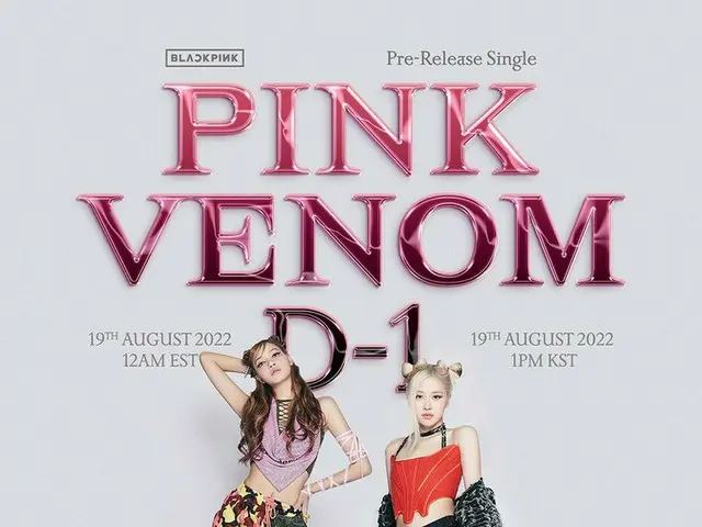 ”BLACKPINK”, Pre-Release Single ”Pink Venom” D-1 poster released. . .