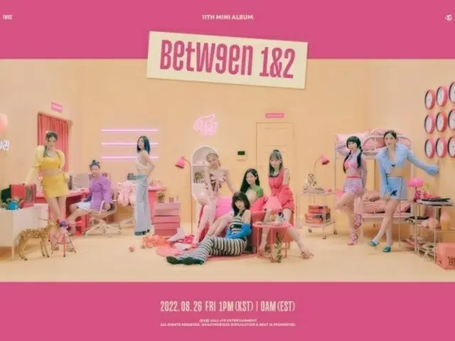TWICE, album baru "BETWEEN 1&2" foto konsep tambahan dirilis. Kembali pada tangg