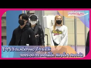 "BLACKPINK" JISOO & ROSE, mudik @ Incheon International Airport. .  