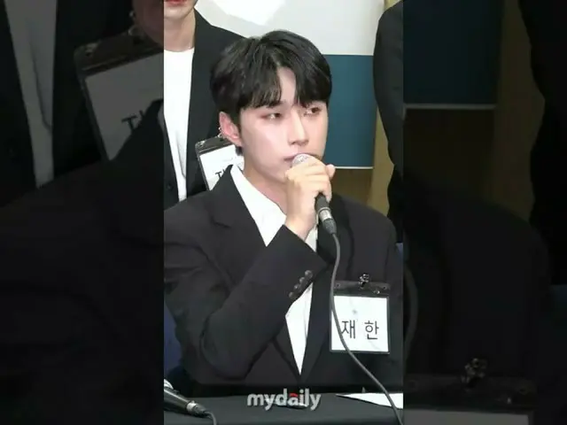Jaehan "OMEGA X" mencoba menyampaikan pesan kepada para penggemarnya, namun ia t