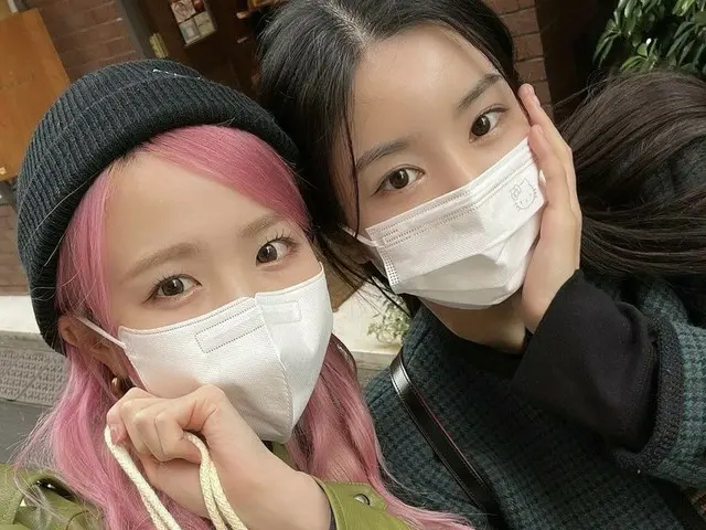 KWON EUN BI memposting foto reuni mereka dengan Hitomi Honda dan Nanako Yabuki. 