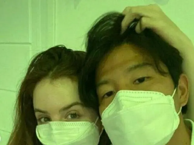 Ana, istri pemain sepak bola Swiss Park Chung-hoo, yang bermain untuk Mito Holly