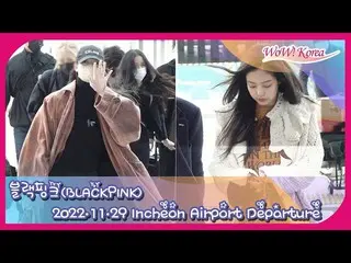 "BLACKPINK" berangkat dari Bandara Internasional @Incheon untuk pergi ke luar ne