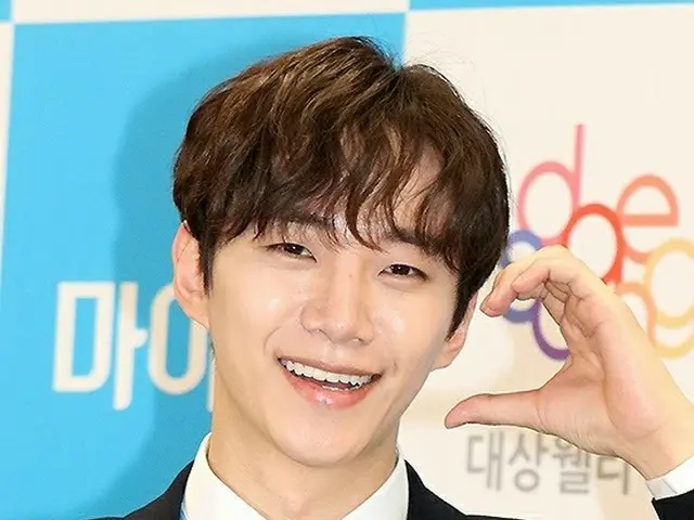 Junho (2PM) menghadiri acara peluncuran My Meal "minum protein baru yang dicelup