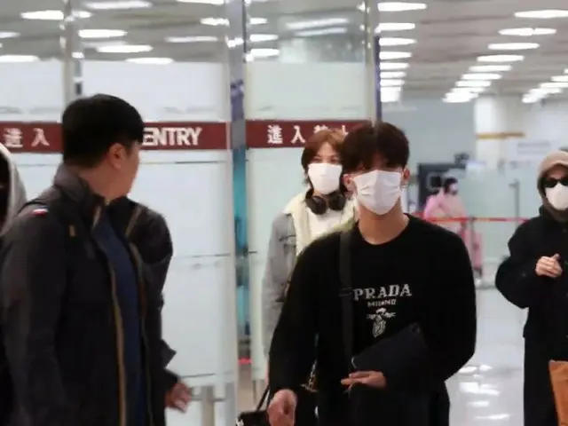 TREASURE kembali dari Jepang @ Bandara Internasional Gimpo.