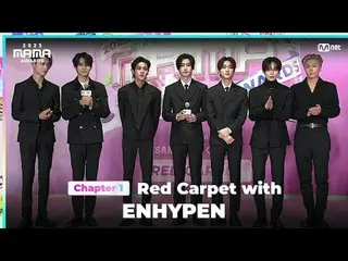 Langsung di TV: ENHYPEN_ _ (ENHYPEN_ ) di karpet merah megah MAMA AWARDS 2023 SA