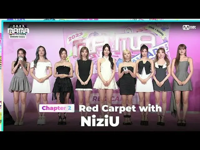 Langsung di TV: NizIU_ _ (NIJU) tampil di karpet merah megah MAMA AWARDS 2023 SA