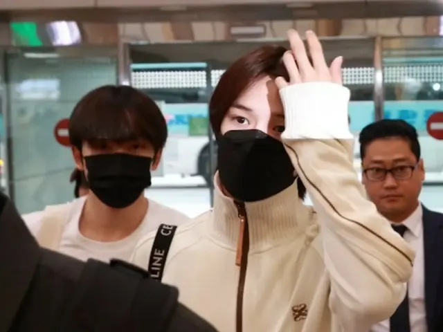 "&TEAM" K&FUMA berangkat ke Jepang @ Bandara Internasional Gimpo.