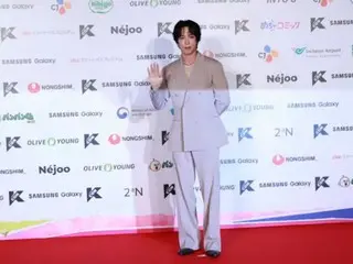 Jung Yong Hwa (CNBLUE), berpartisipasi dalam acara karpet merah ”KCON JAPAN2024”.