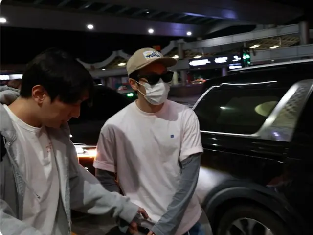 Donghae (SUPERJUNOR), pulang ke rumah pada sore hari di Bandara Internasional @Gimpo ke-3.