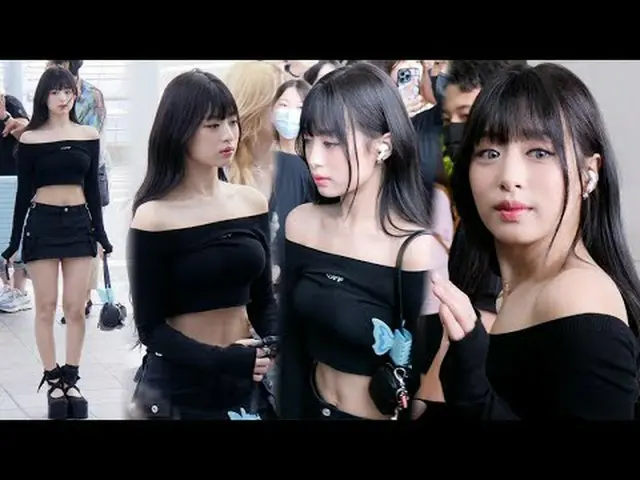 240719 BABYMONSTER_ _ Halaman Penggemar Keberangkatan Bandara AHYEON oleh 스피넬 * 