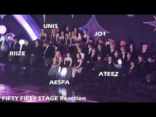 241117 KGMA FIFTY FIFTY_ _ STAGE REACTION video penggemar oleh 스피넬
 aespa RIIZE_